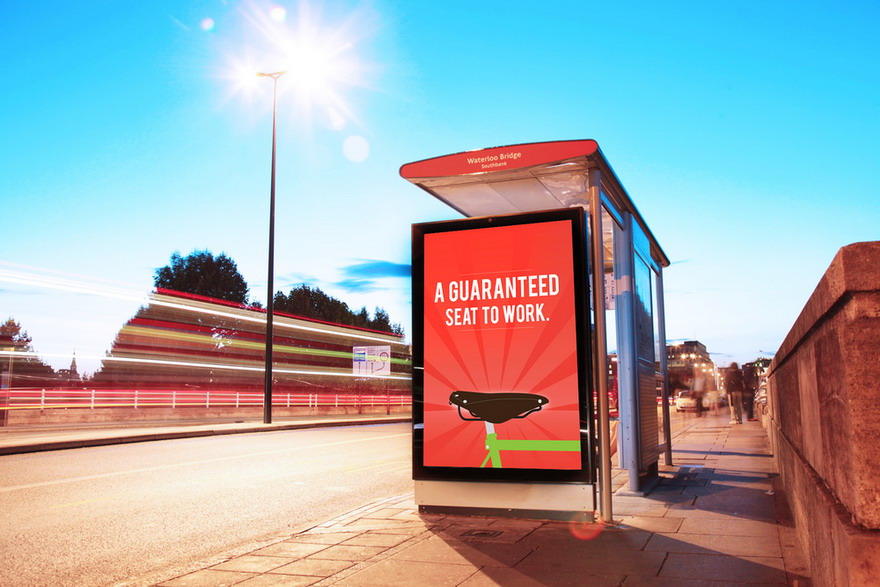 Smart City Bus Shelter Display